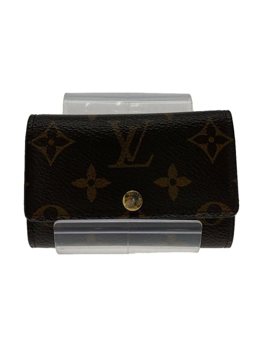 LOUIS VUITTON Multicles Monogram Brown Leather